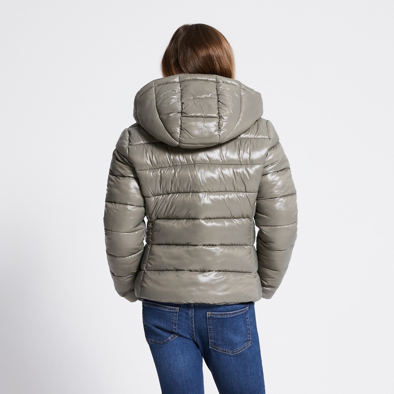 Short puffer jacket "Nikki star" Green